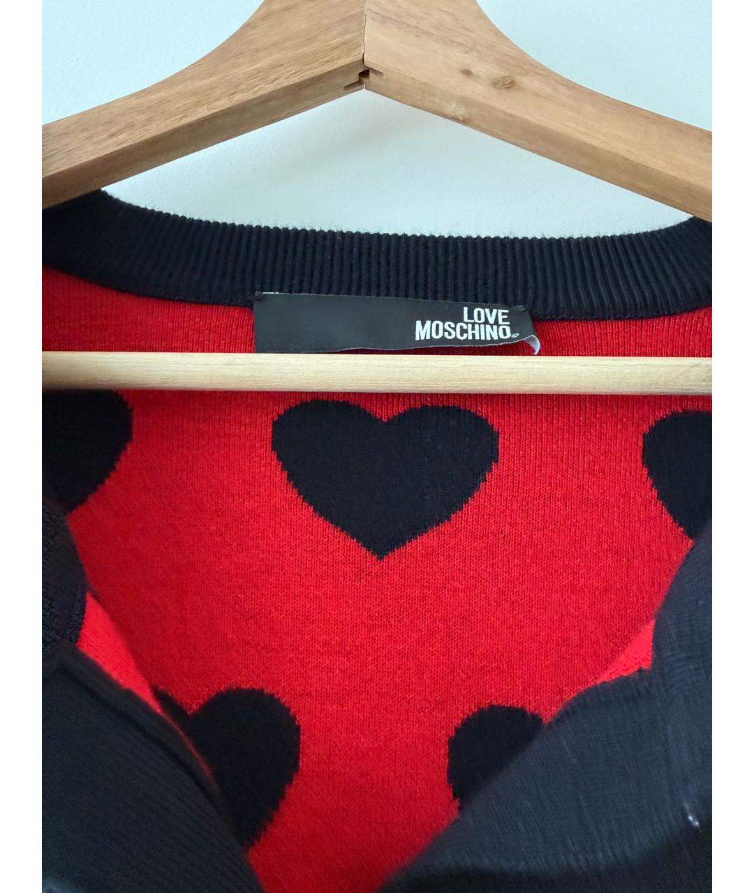 LOVE MOSCHINO Черный кардиган, фото 3