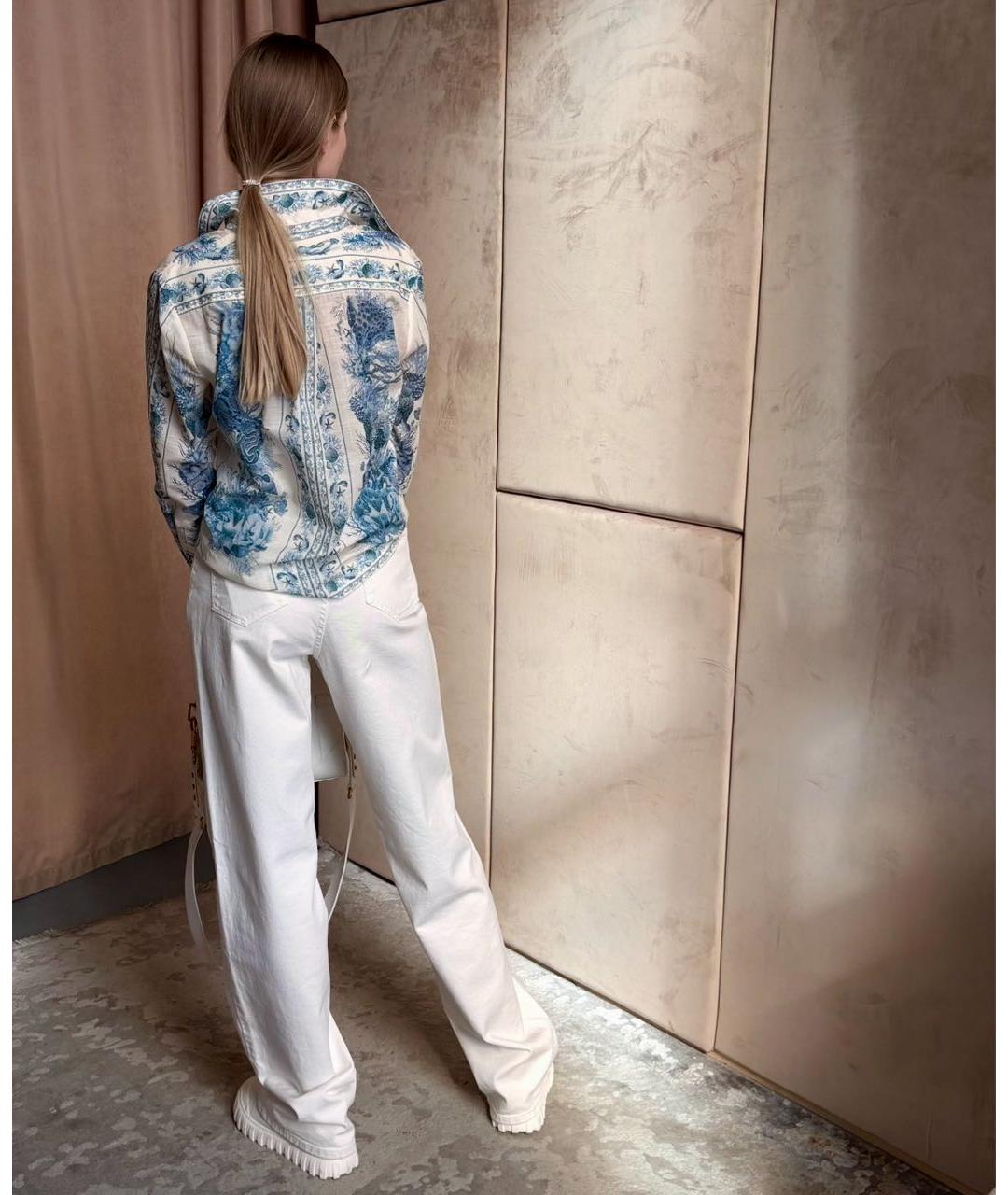 ZIMMERMANN Голубая хлопковая рубашка, фото 8