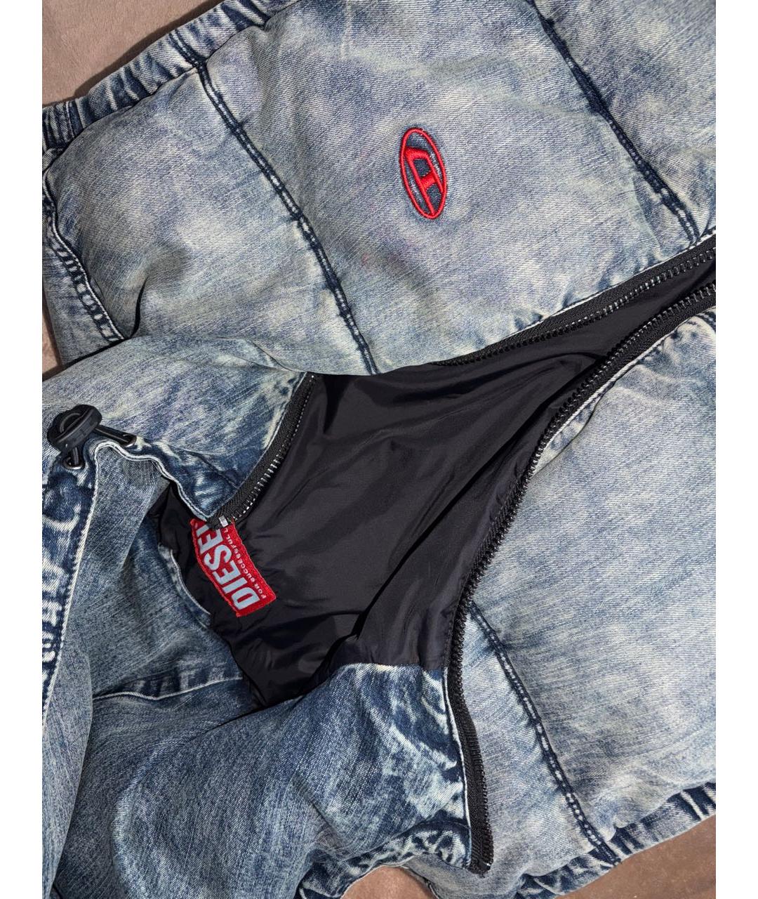 DIESEL Голубой хлопковый жилет, фото 3