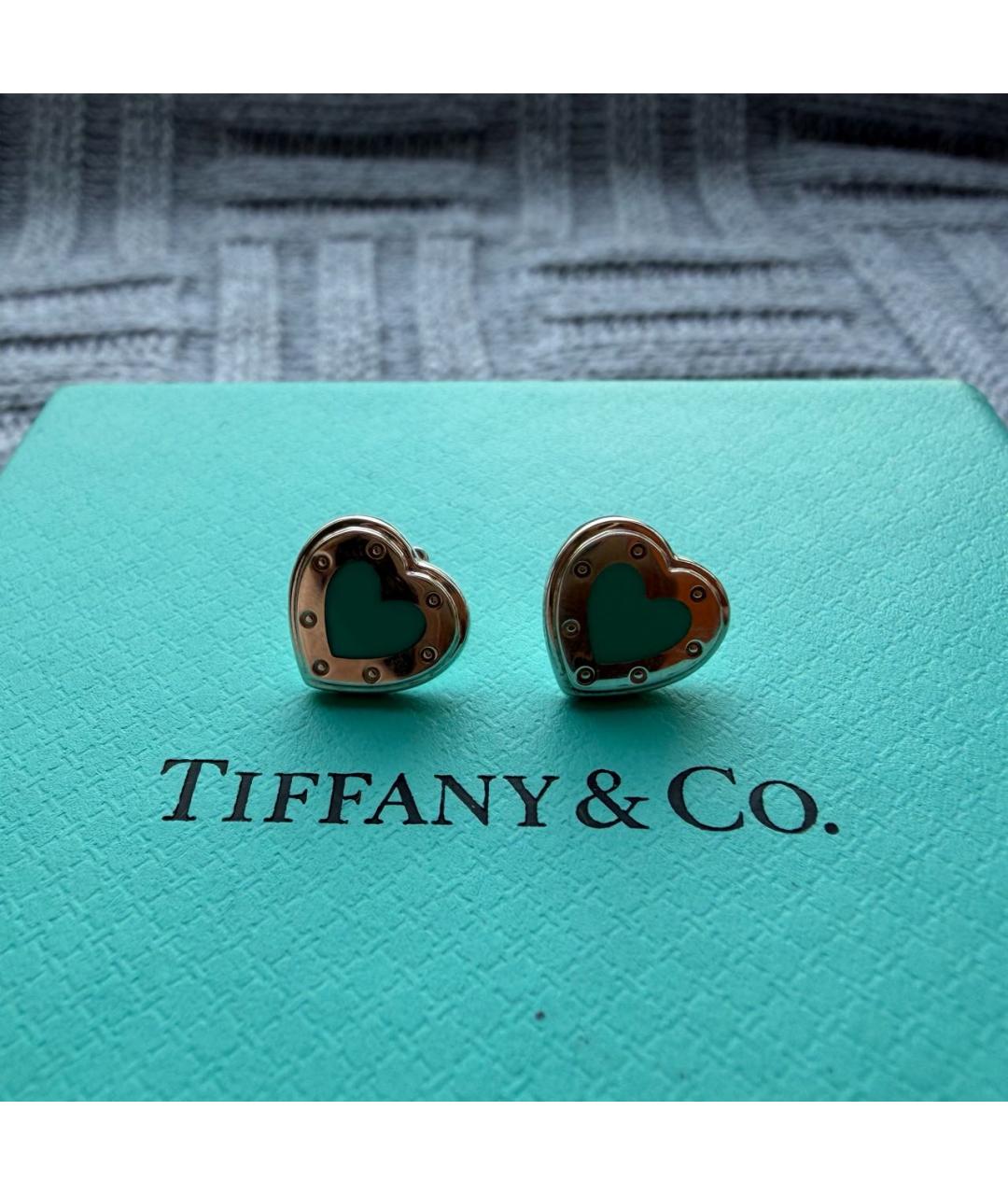 TIFFANY&CO Серебряные серебряные серьги, фото 7