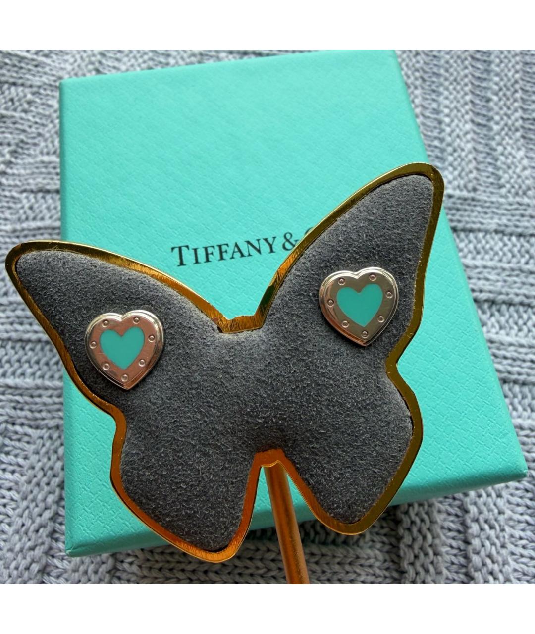 TIFFANY&CO Серебряные серебряные серьги, фото 3