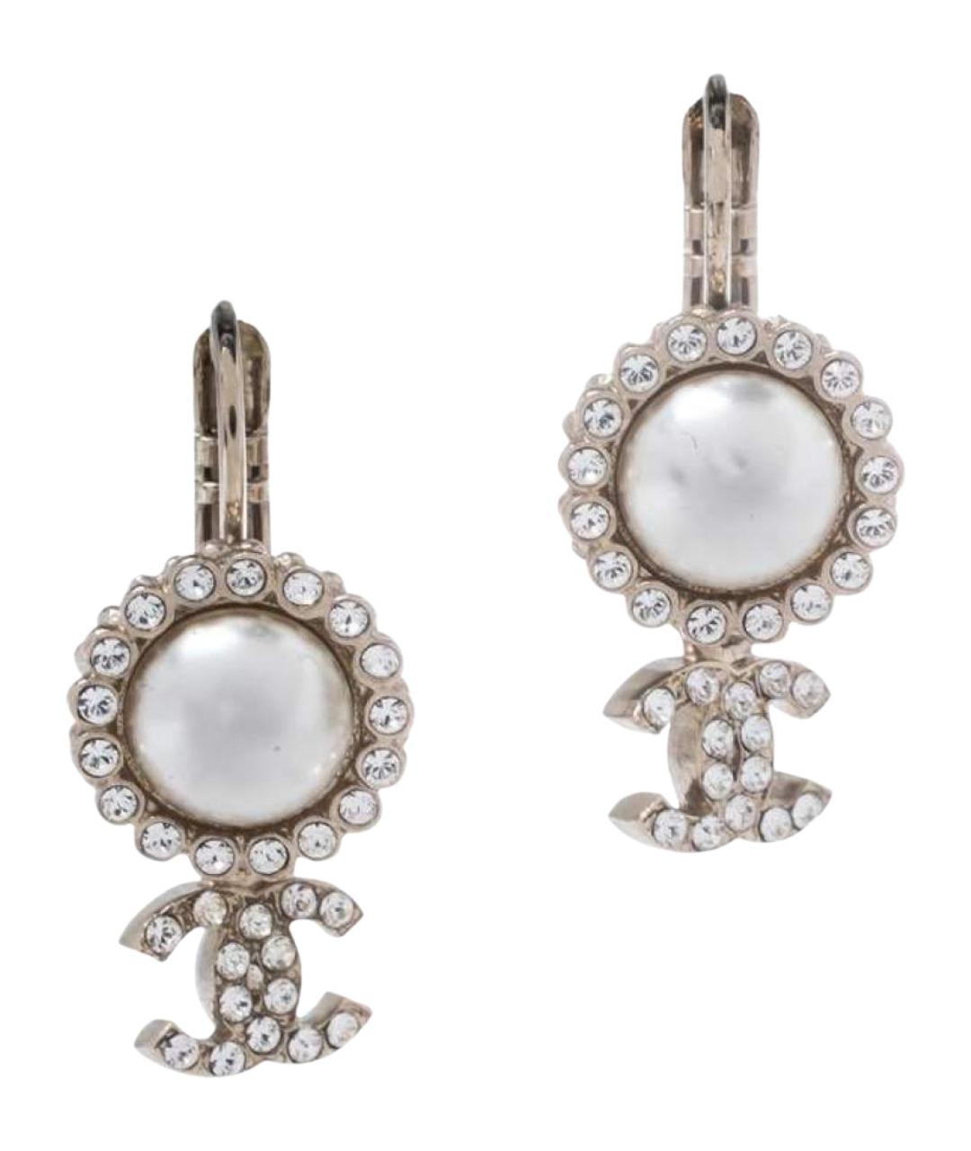 CHANEL Серые серьги, фото 1