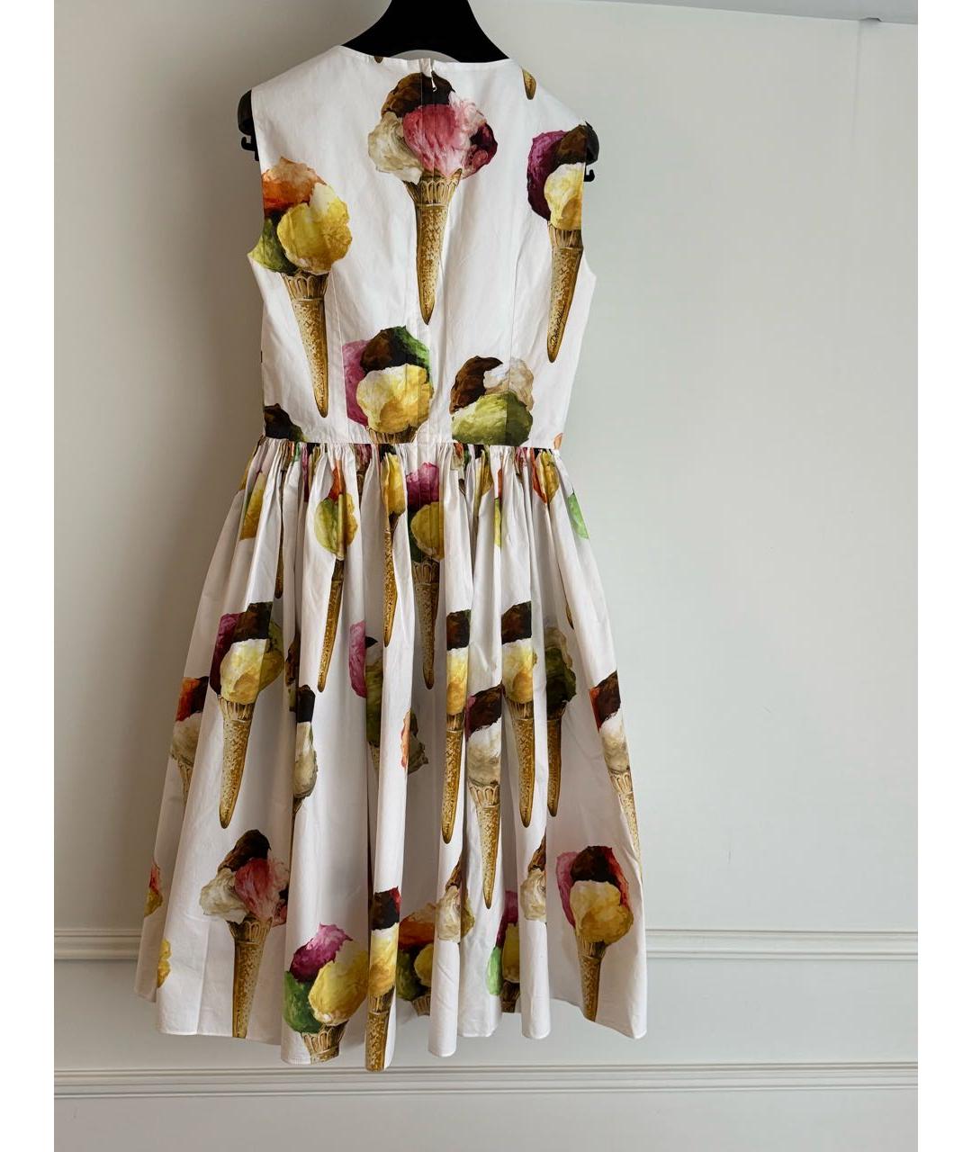 DOLCE&GABBANA Мульти хлопковое повседневное платье, фото 2