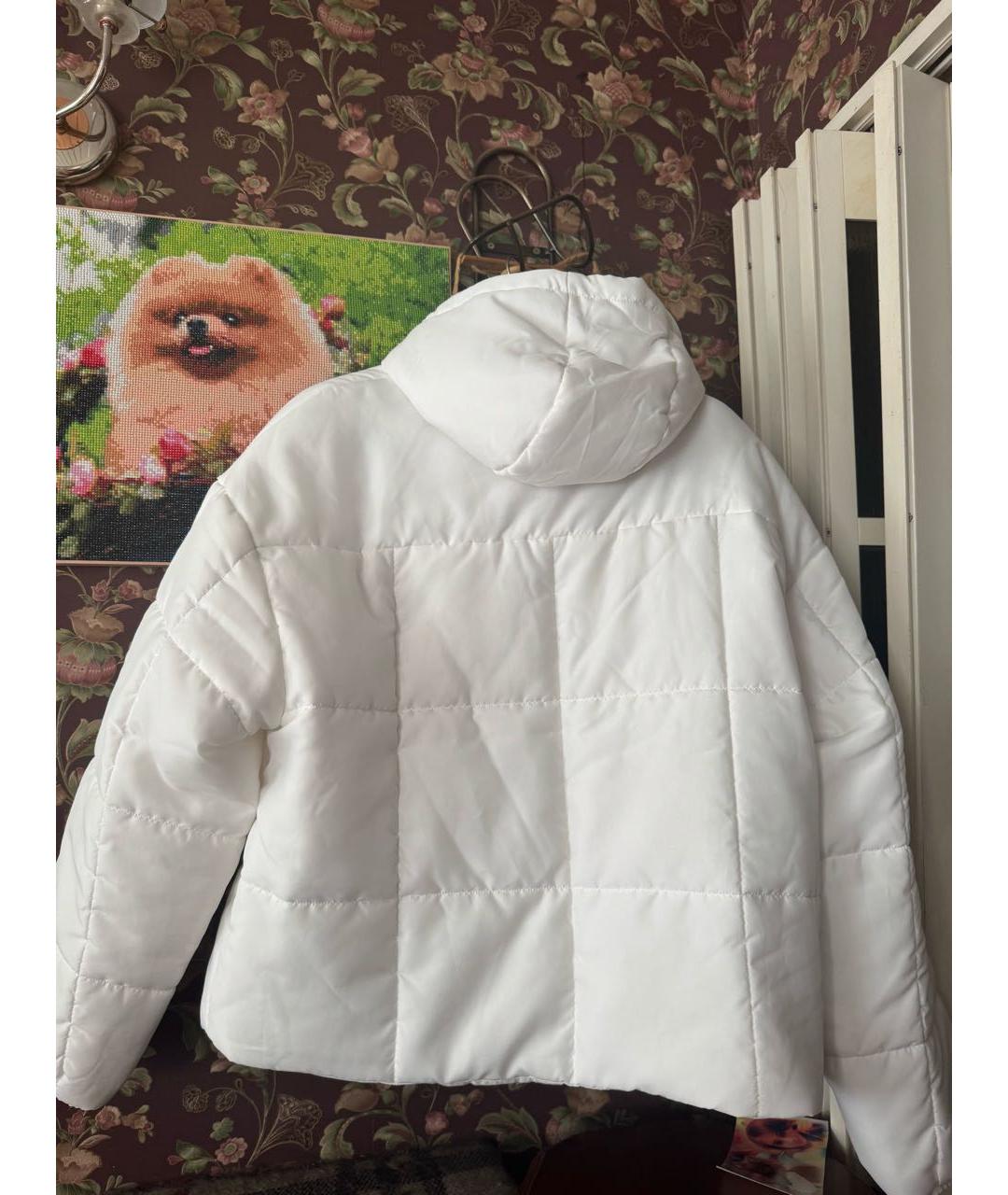 NIKE Белая полиэстеровая куртка, фото 2