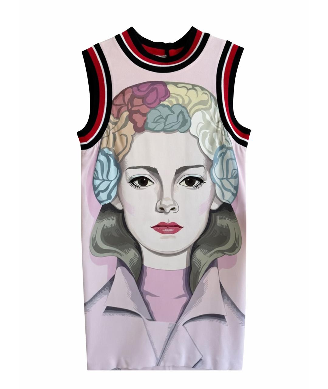 PRADA Мульти вискозное платье, фото 1