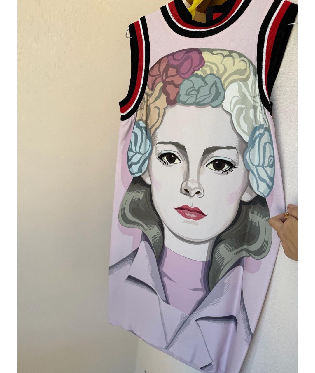 PRADA Мульти вискозное платье, фото 7