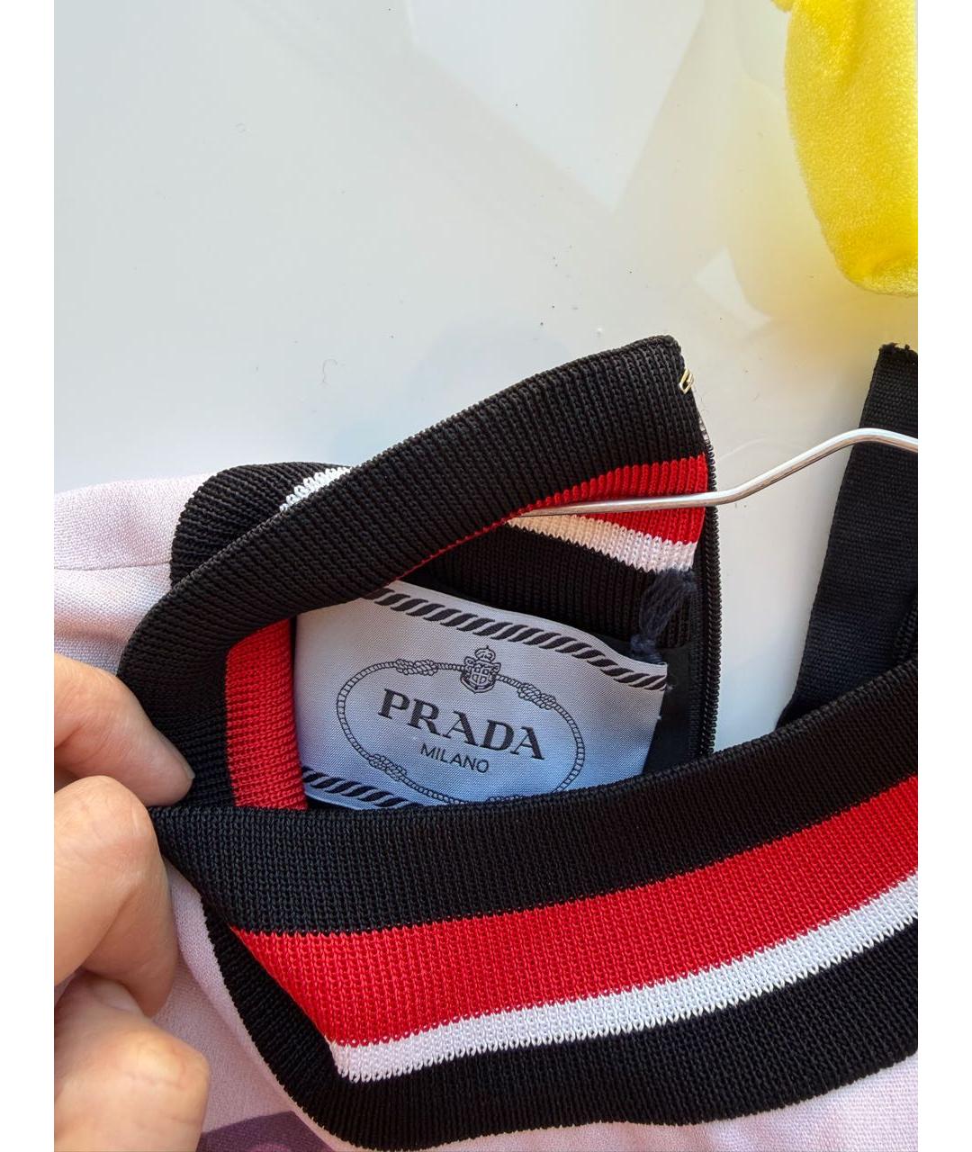 PRADA Мульти вискозное платье, фото 3