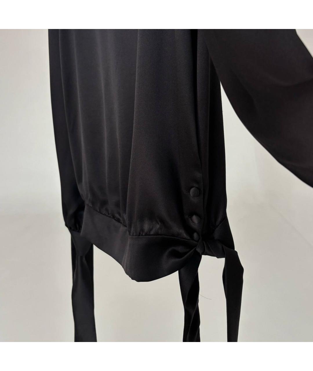 ESCADA Черная шелковая блузы, фото 5