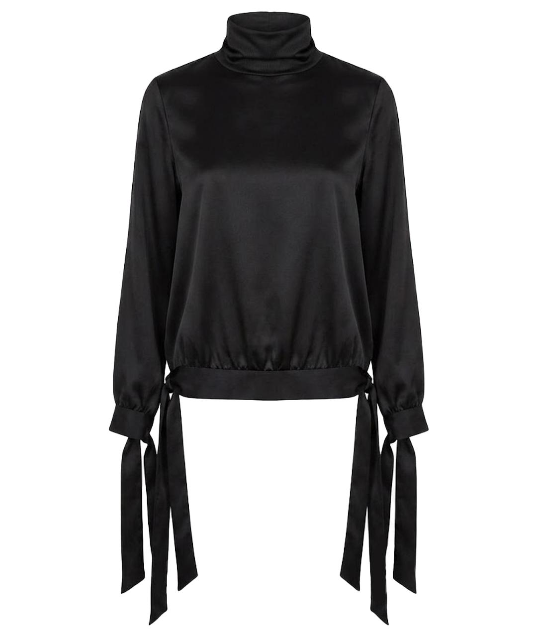 ESCADA Черная шелковая блузы, фото 1