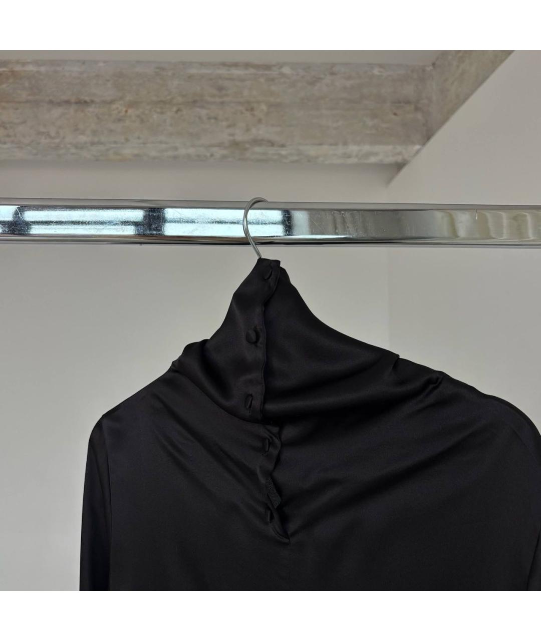 ESCADA Черная шелковая блузы, фото 8