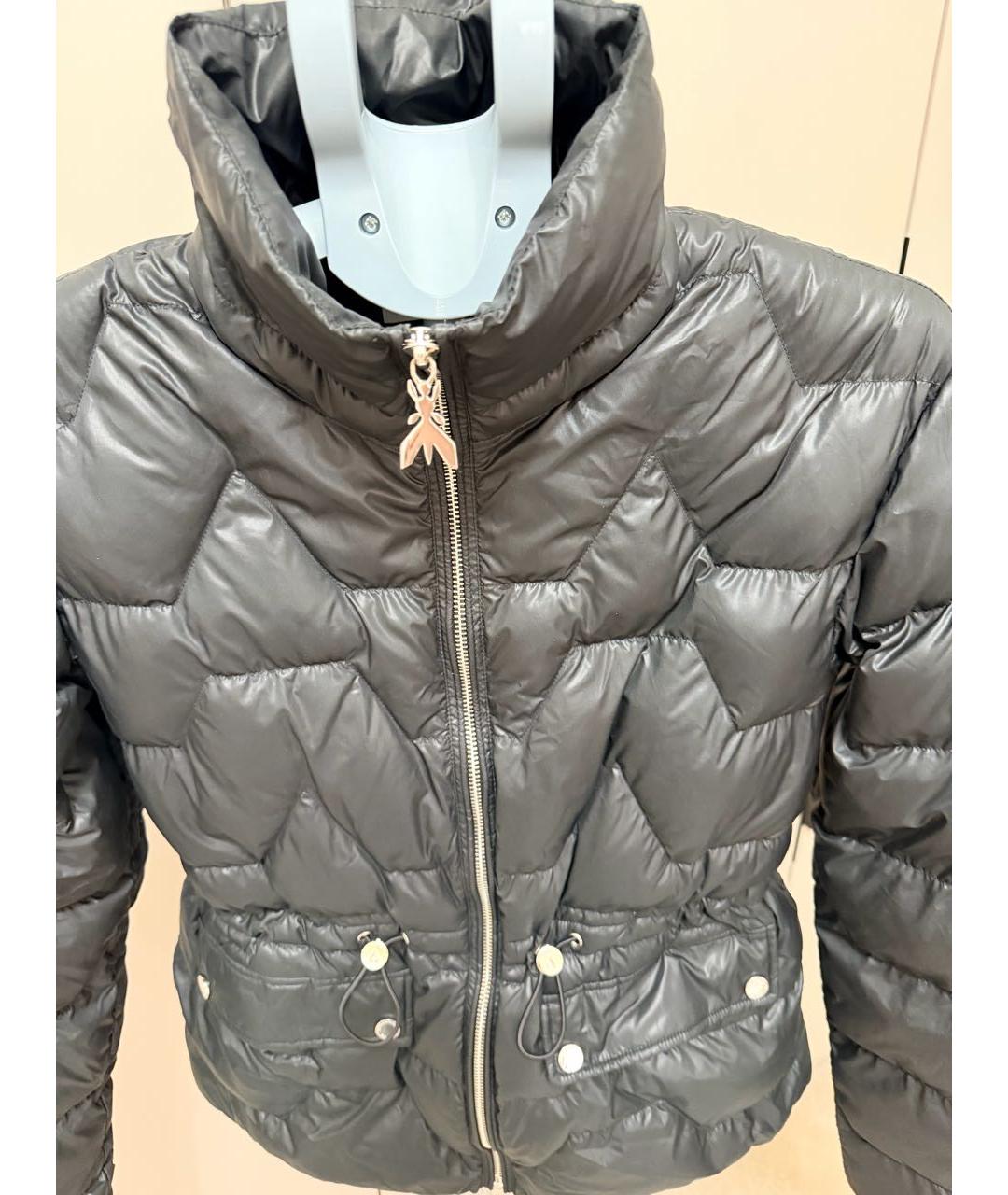 PATRIZIA PEPE Антрацитовая полиэстеровая куртка, фото 8