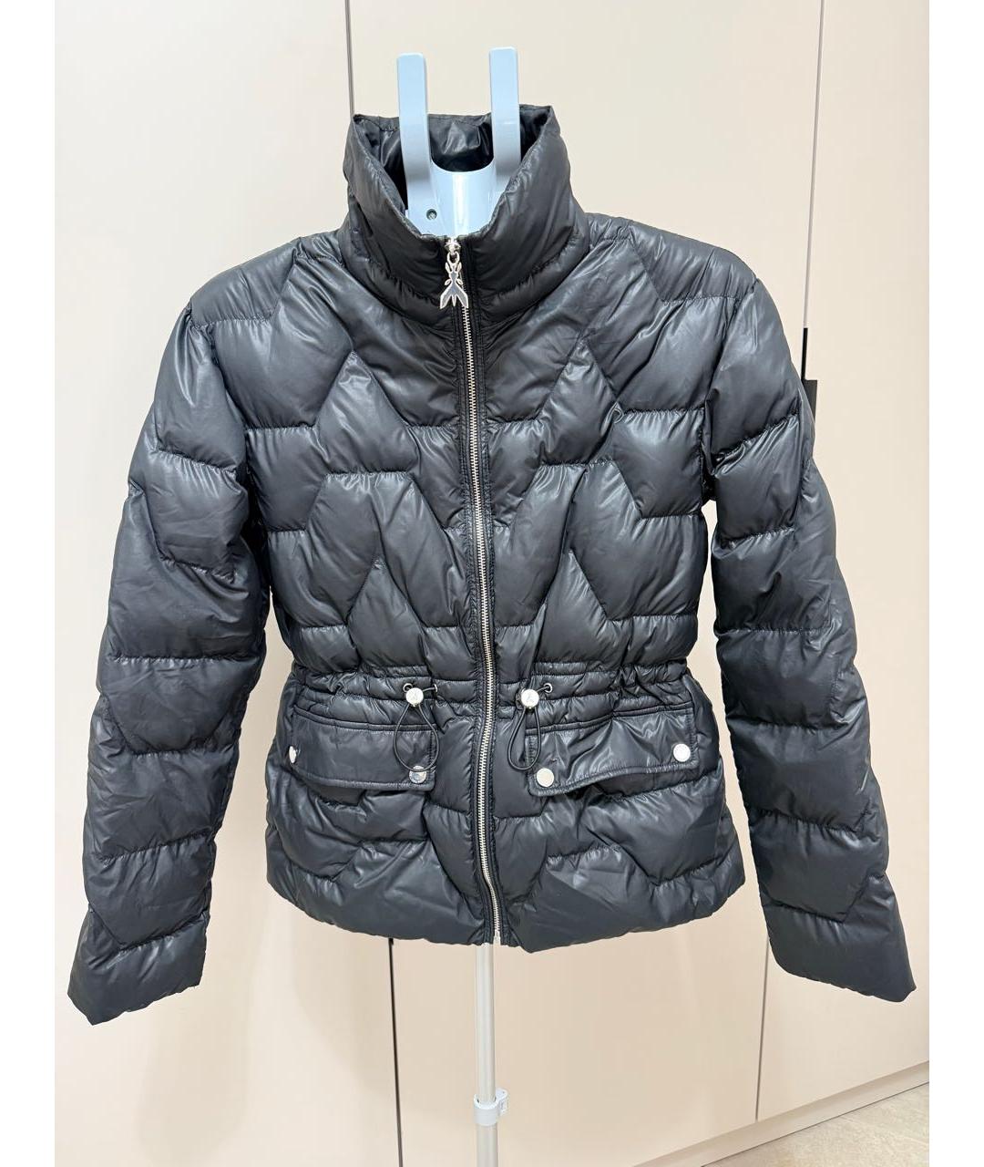 PATRIZIA PEPE Антрацитовая полиэстеровая куртка, фото 9