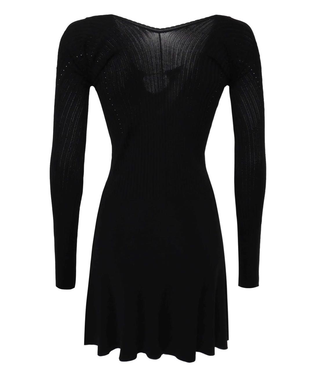 JACQUEMUS Черное вискозное повседневное платье, фото 3