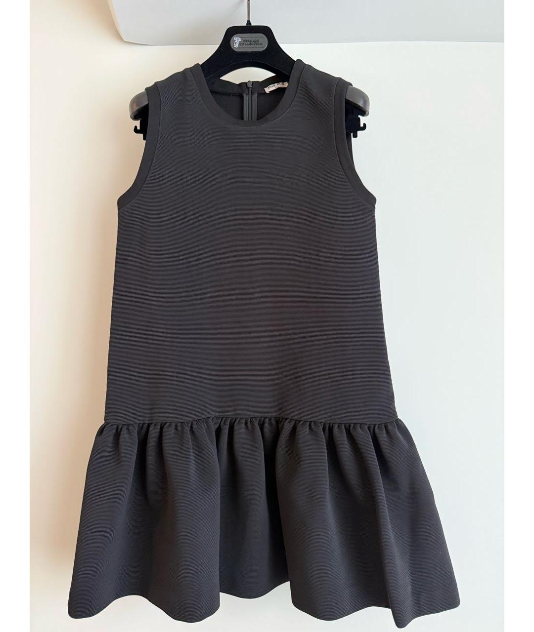 MIU MIU Черное коктейльное платье, фото 6