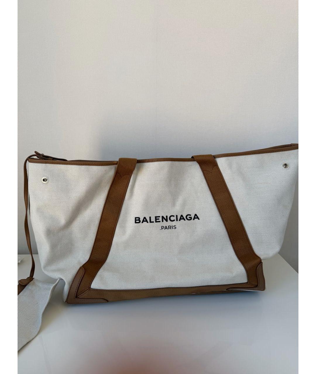 BALENCIAGA Бежевая сумка с короткими ручками, фото 2