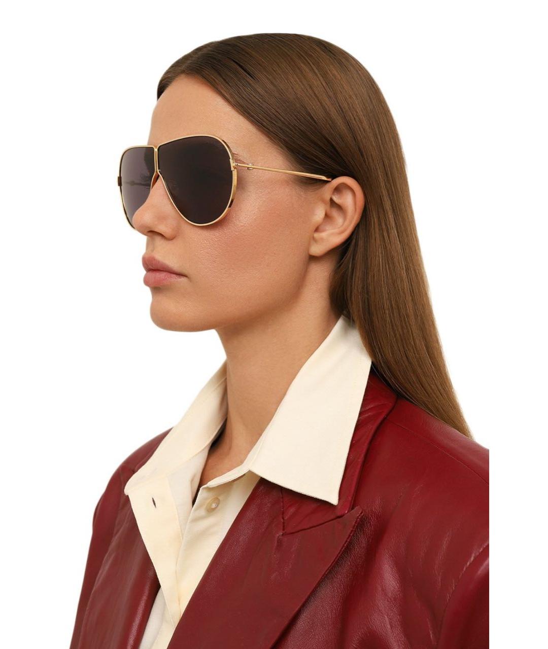 TOM FORD Серые металлические солнцезащитные очки, фото 2