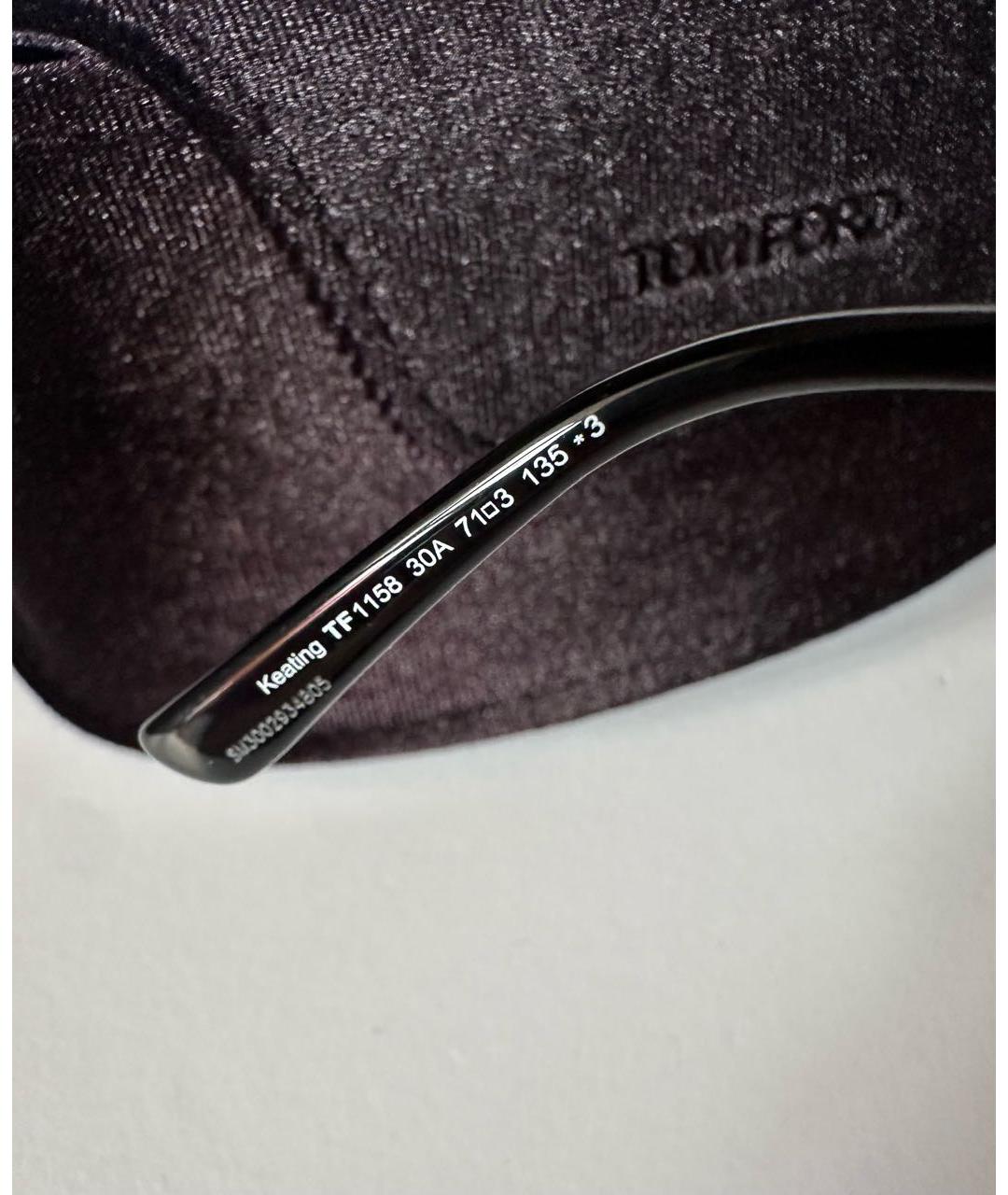 TOM FORD Серые металлические солнцезащитные очки, фото 7