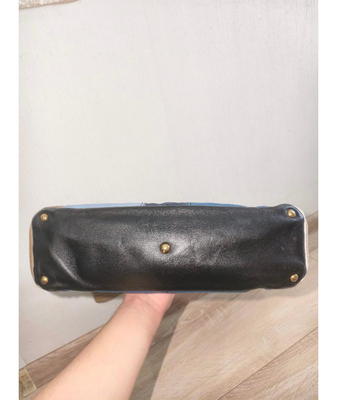 SAINT LAURENT Мульти кожаная сумка тоут, фото 6