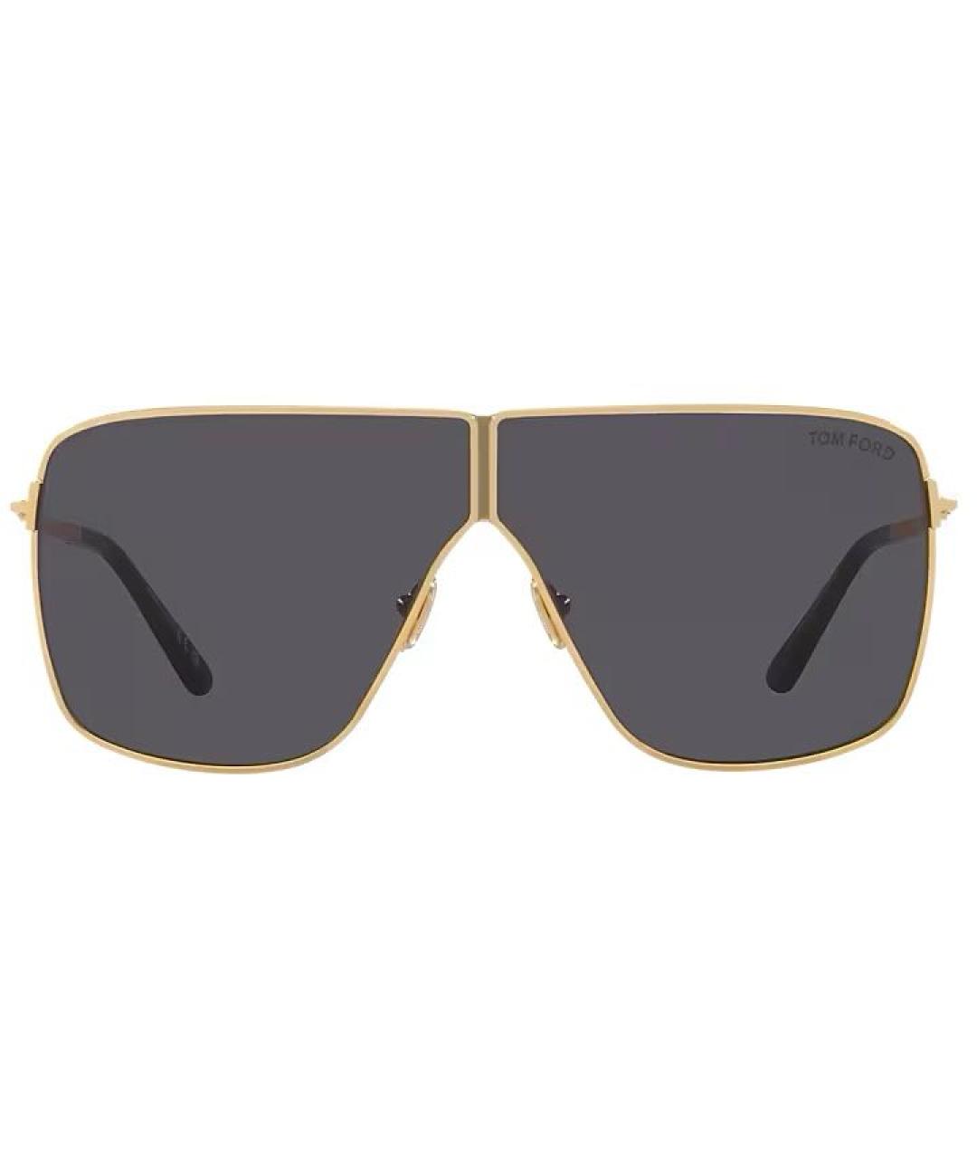 TOM FORD Серые металлические солнцезащитные очки, фото 9