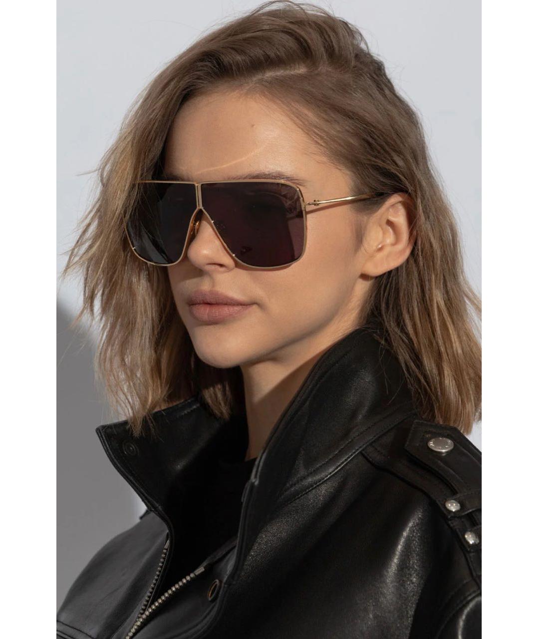 TOM FORD Серые металлические солнцезащитные очки, фото 2