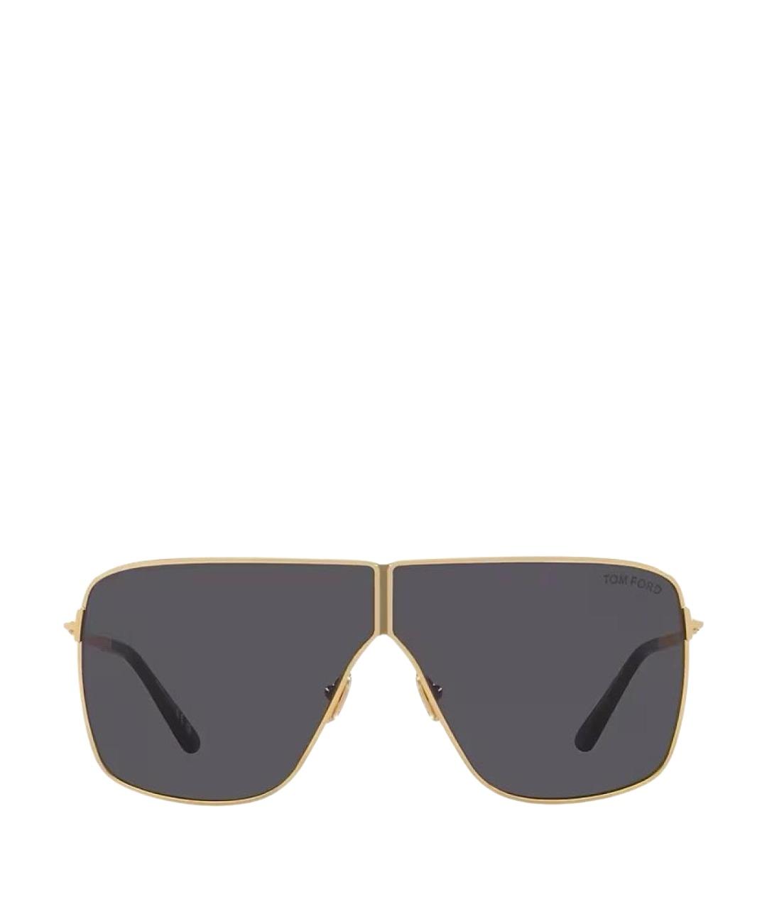 TOM FORD Серые металлические солнцезащитные очки, фото 1