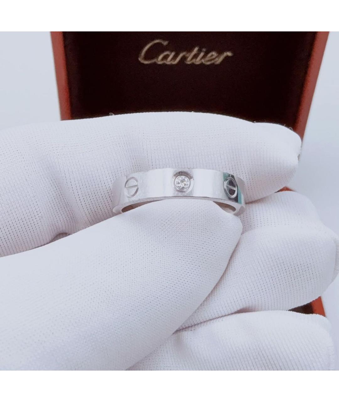 CARTIER Белое кольцо из белого золота, фото 2