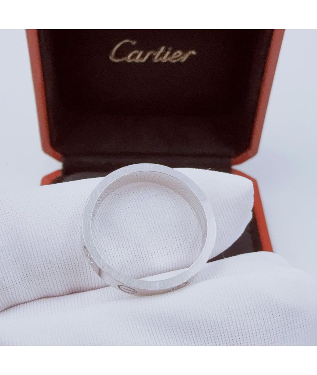 CARTIER Белое кольцо из белого золота, фото 5