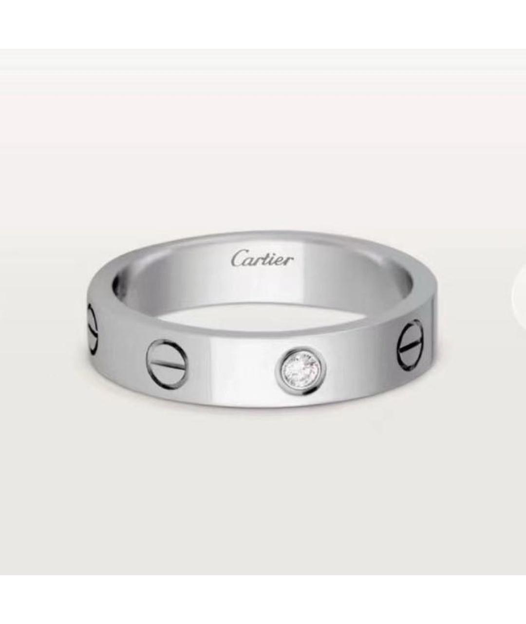 CARTIER Белое кольцо из белого золота, фото 6