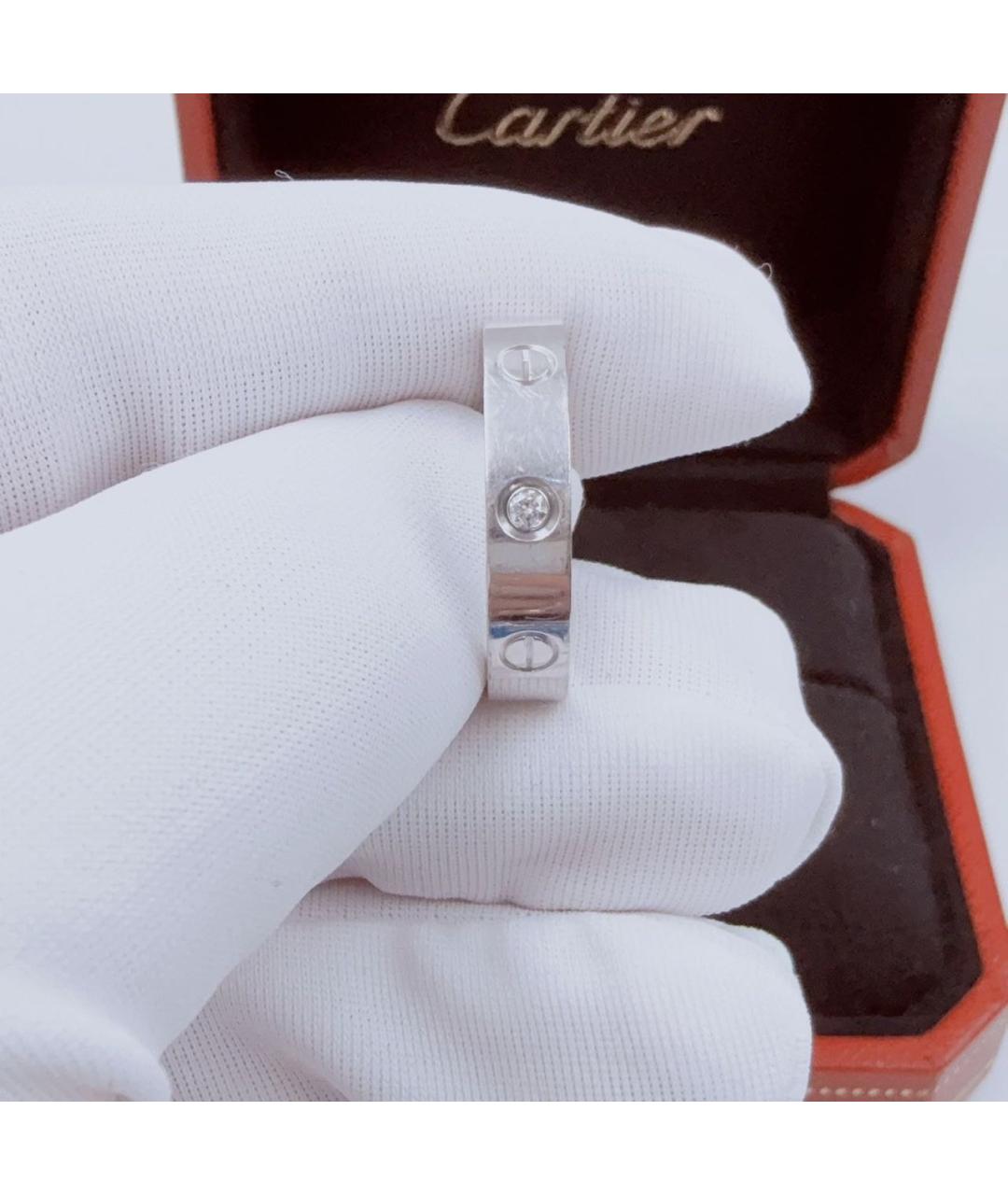 CARTIER Белое кольцо из белого золота, фото 3