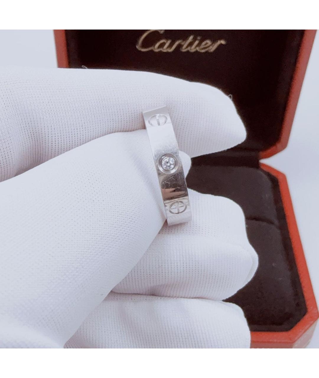 CARTIER Белое кольцо из белого золота, фото 4
