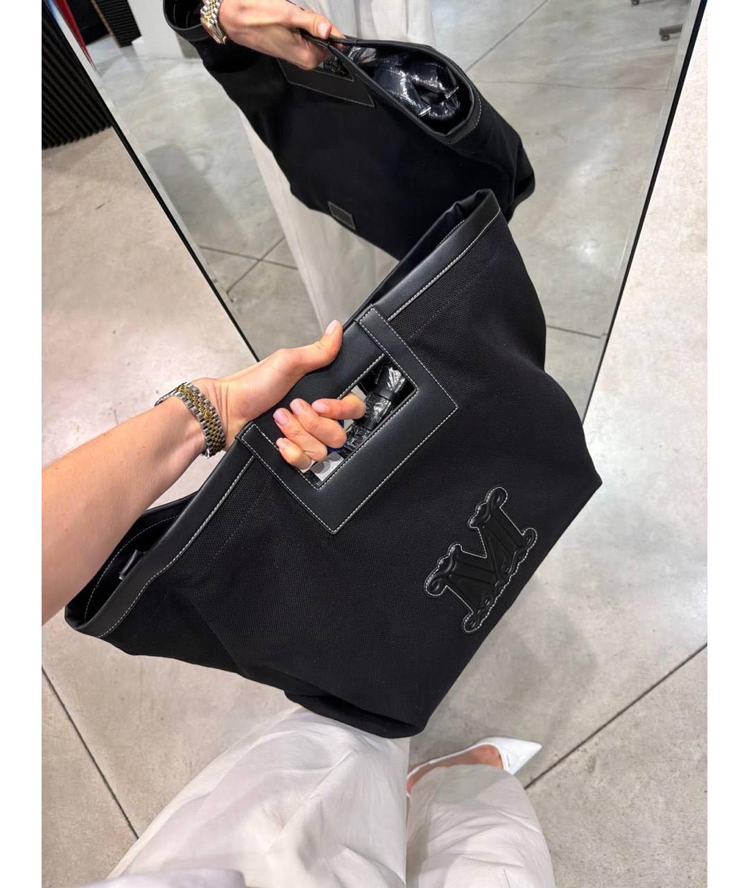 MAX MARA Черная сумка тоут, фото 7