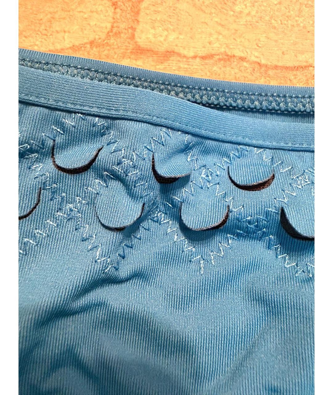 LA PERLA Синий полиамидовый купальник, фото 2