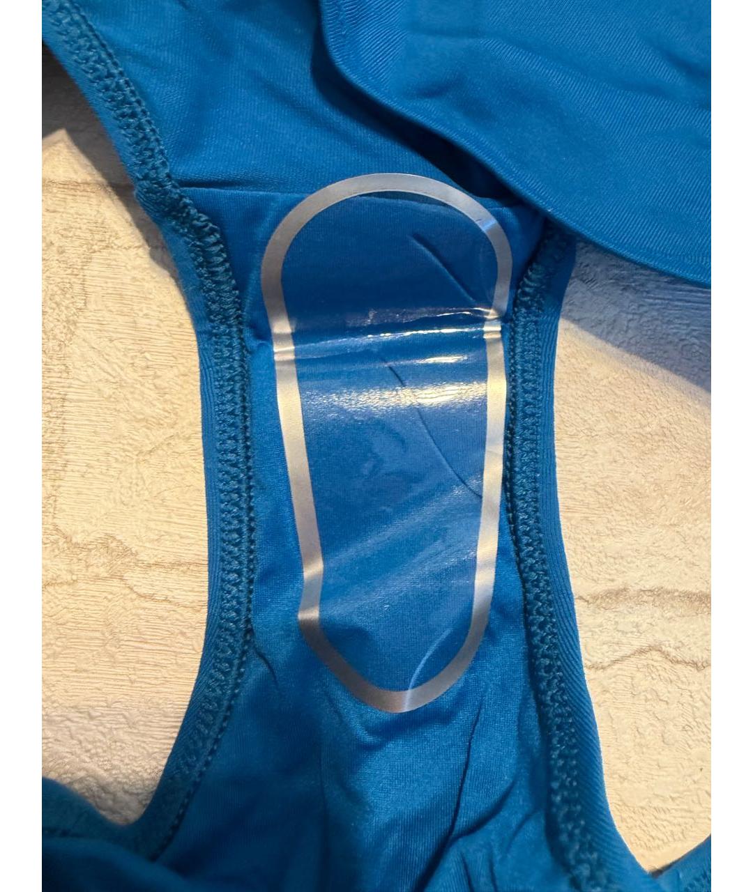 LA PERLA Синий полиамидовый купальник, фото 4
