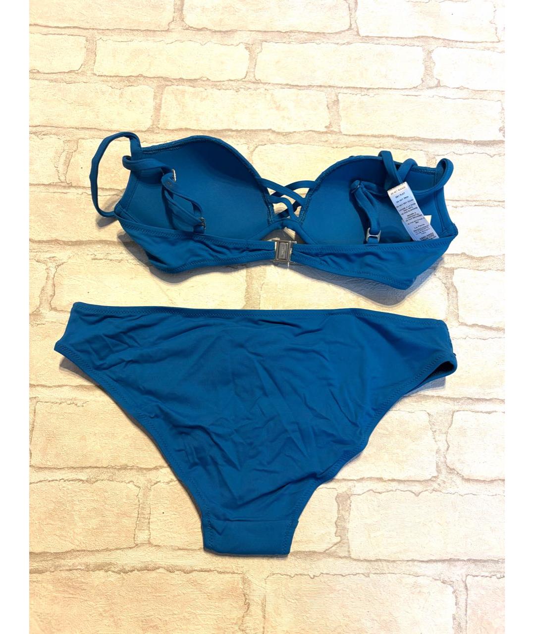 LA PERLA Синий полиамидовый купальник, фото 8