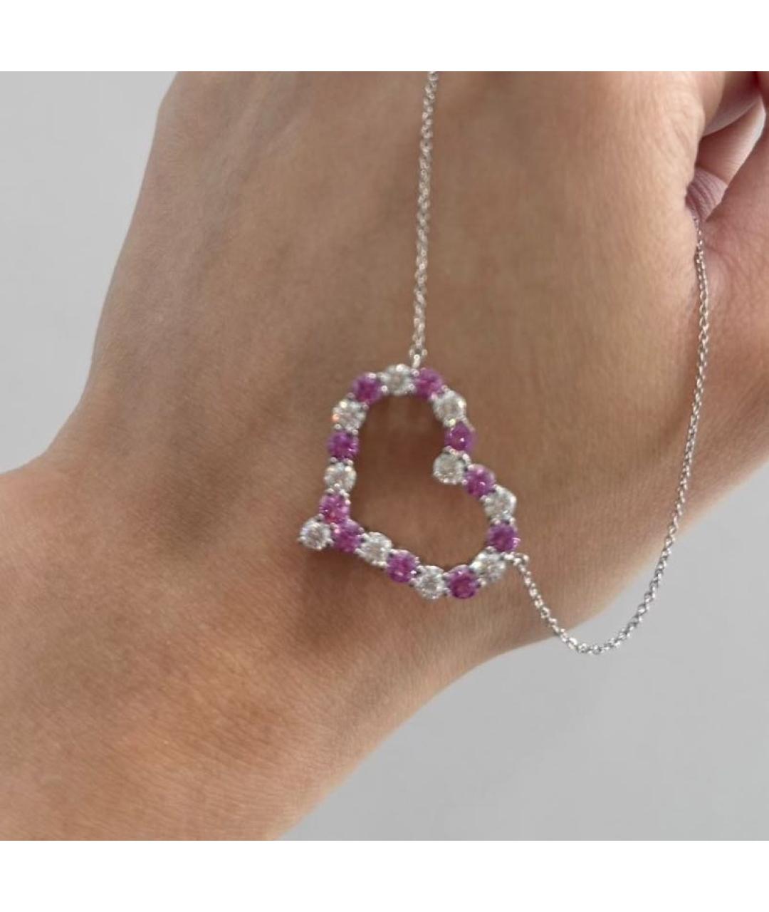 TIFFANY&CO Розовое платиновое колье, фото 5