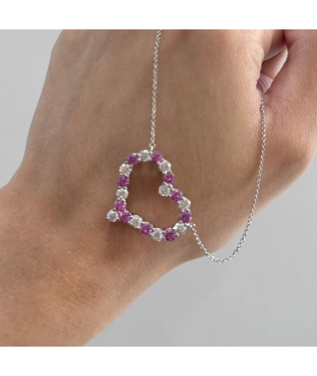 TIFFANY&CO Розовое платиновое колье, фото 3