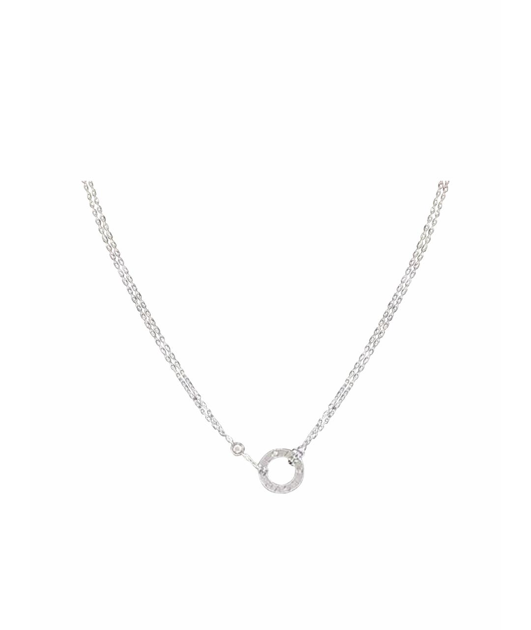 CARTIER Белая подвеска из белого золота, фото 1