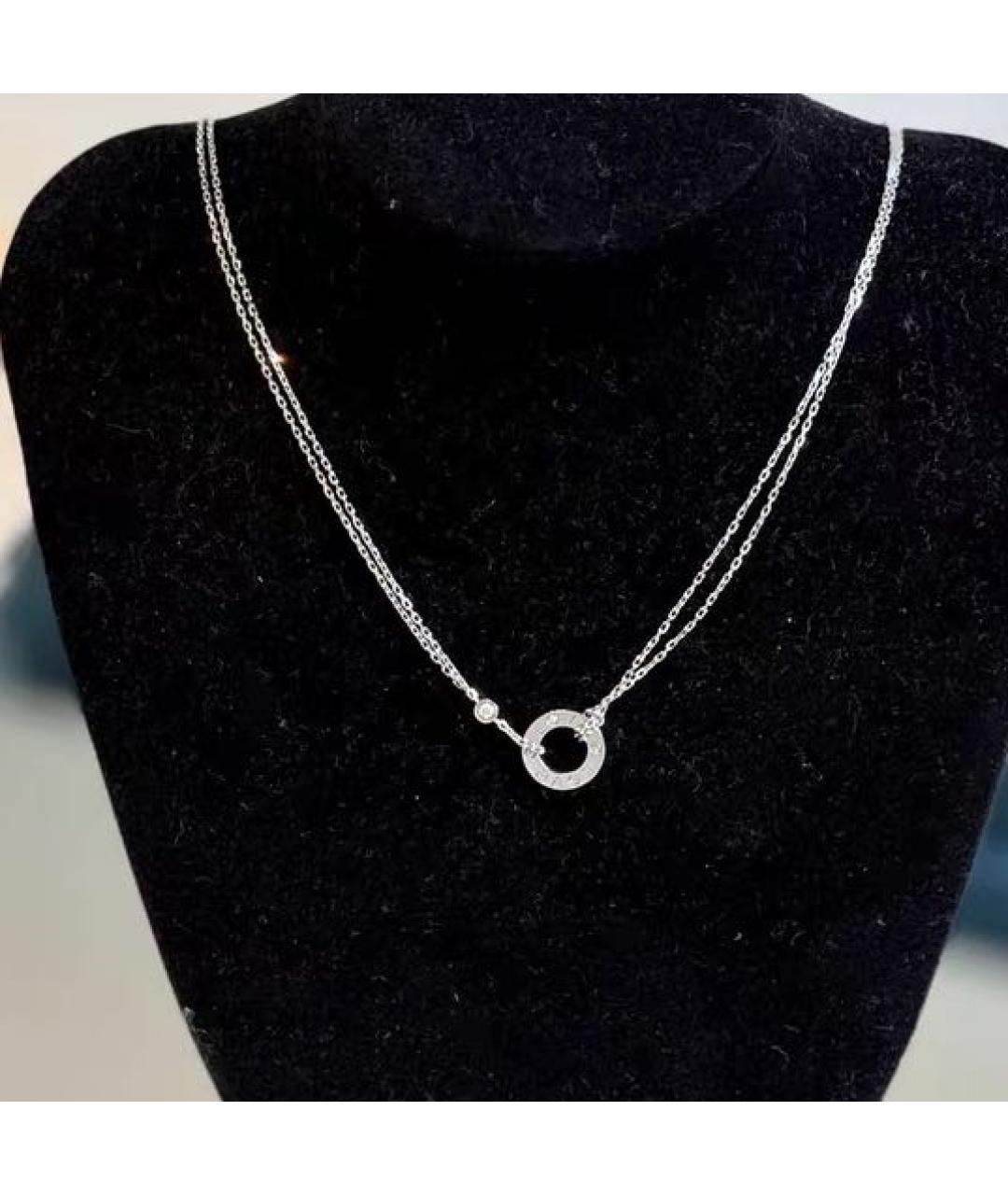 CARTIER Белая подвеска из белого золота, фото 6