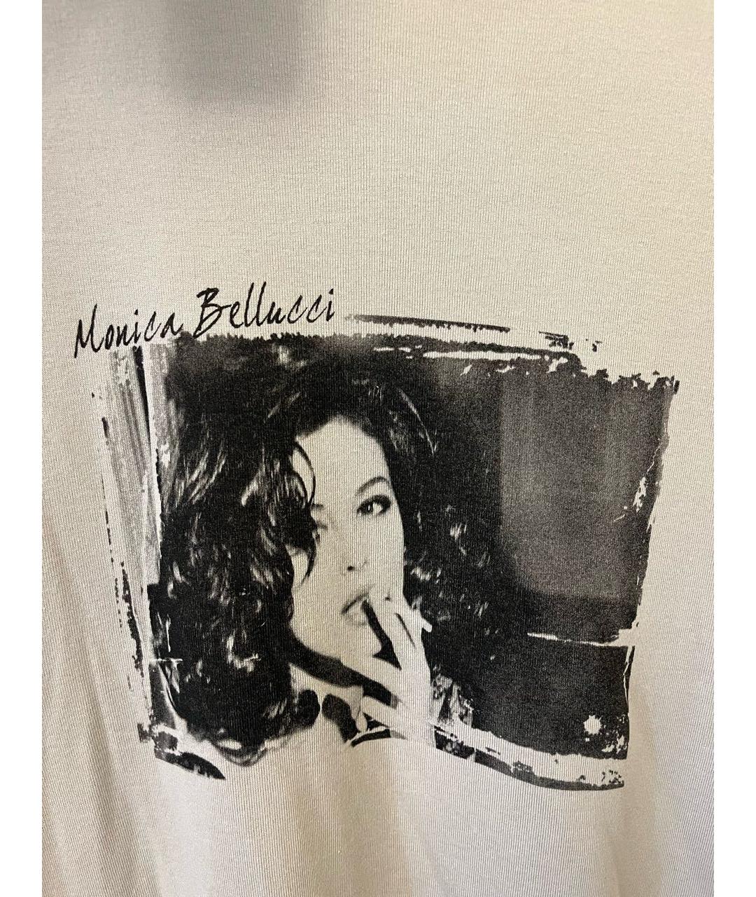 DOLCE&GABBANA Серая хлопковая футболка, фото 4