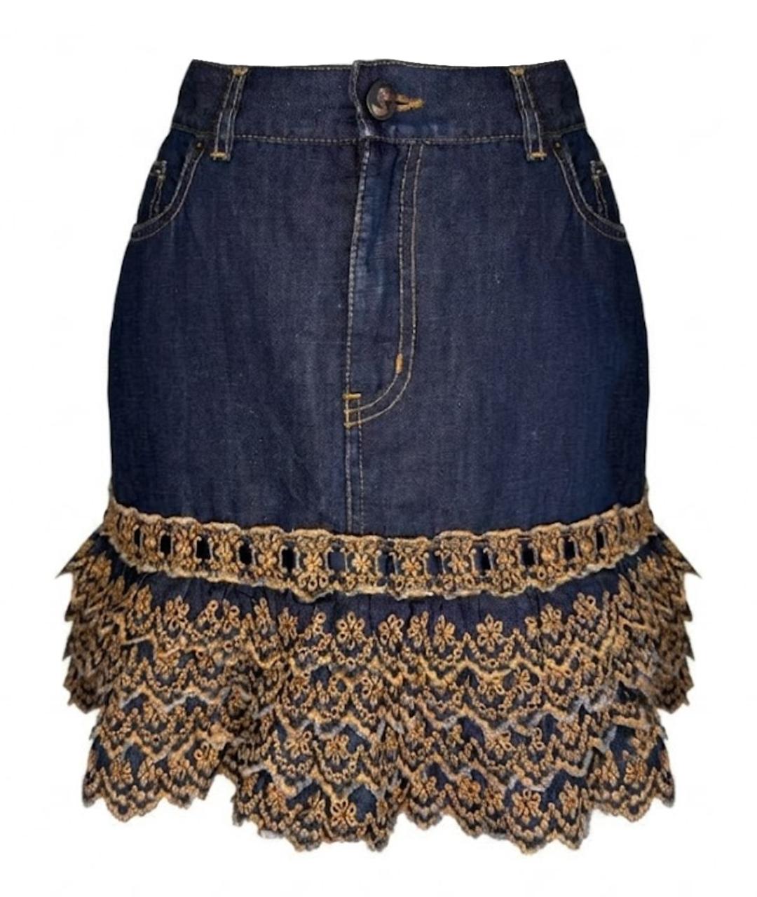 MOSCHINO Мульти юбка мини, фото 1