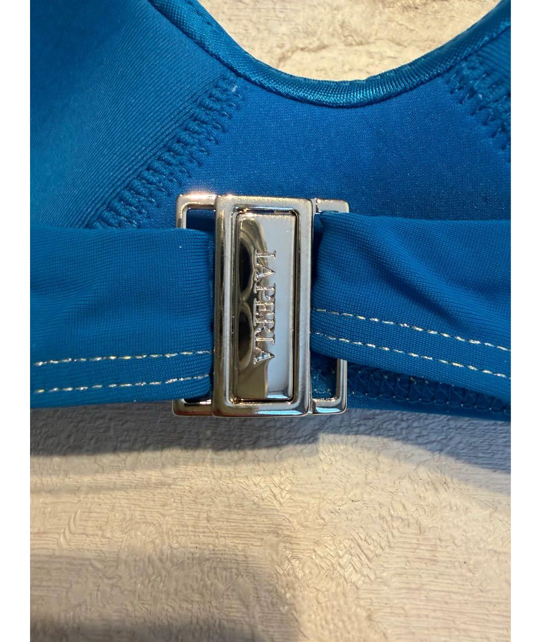 LA PERLA Синий полиамидовый купальник, фото 5