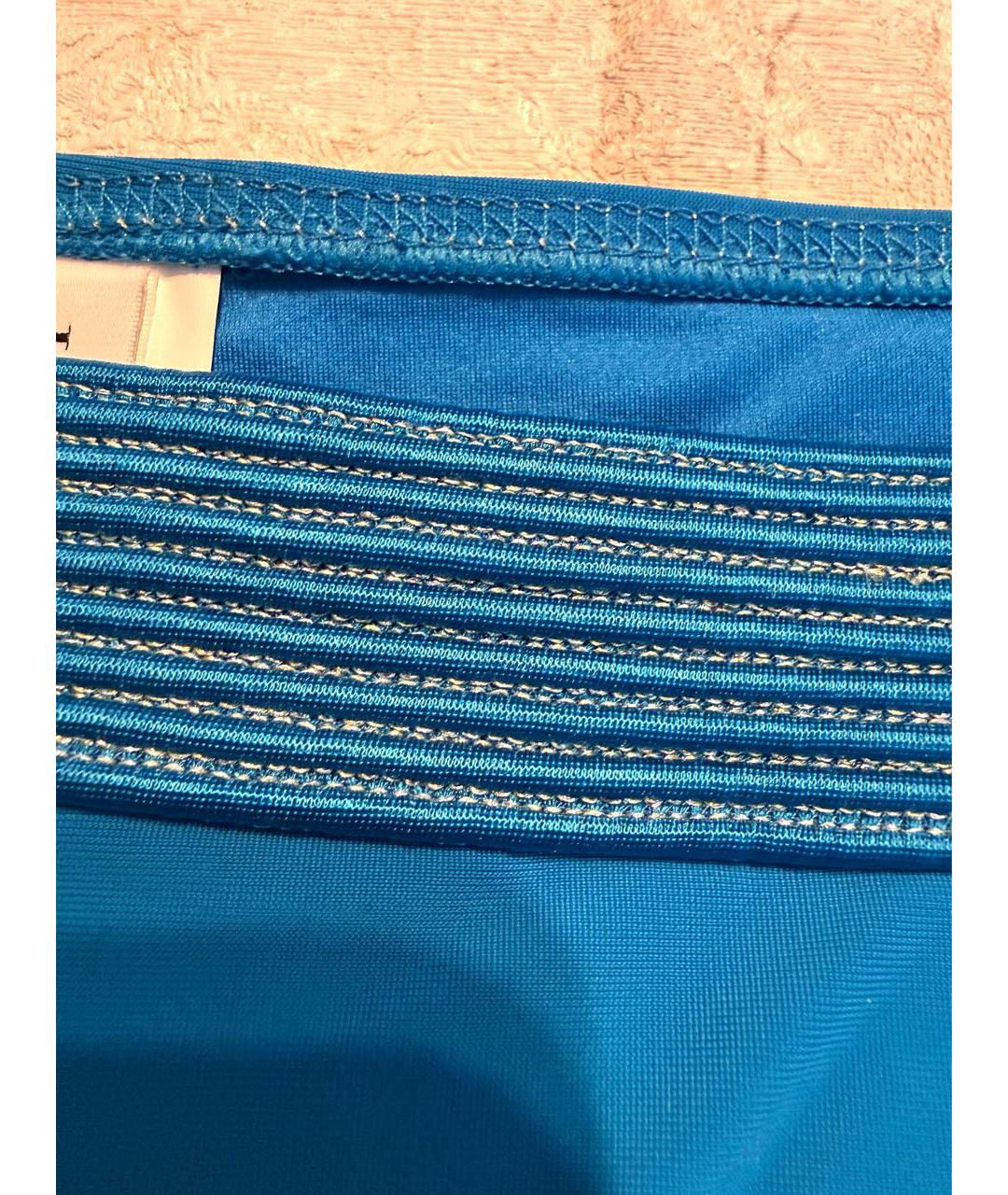 LA PERLA Синий полиамидовый купальник, фото 2