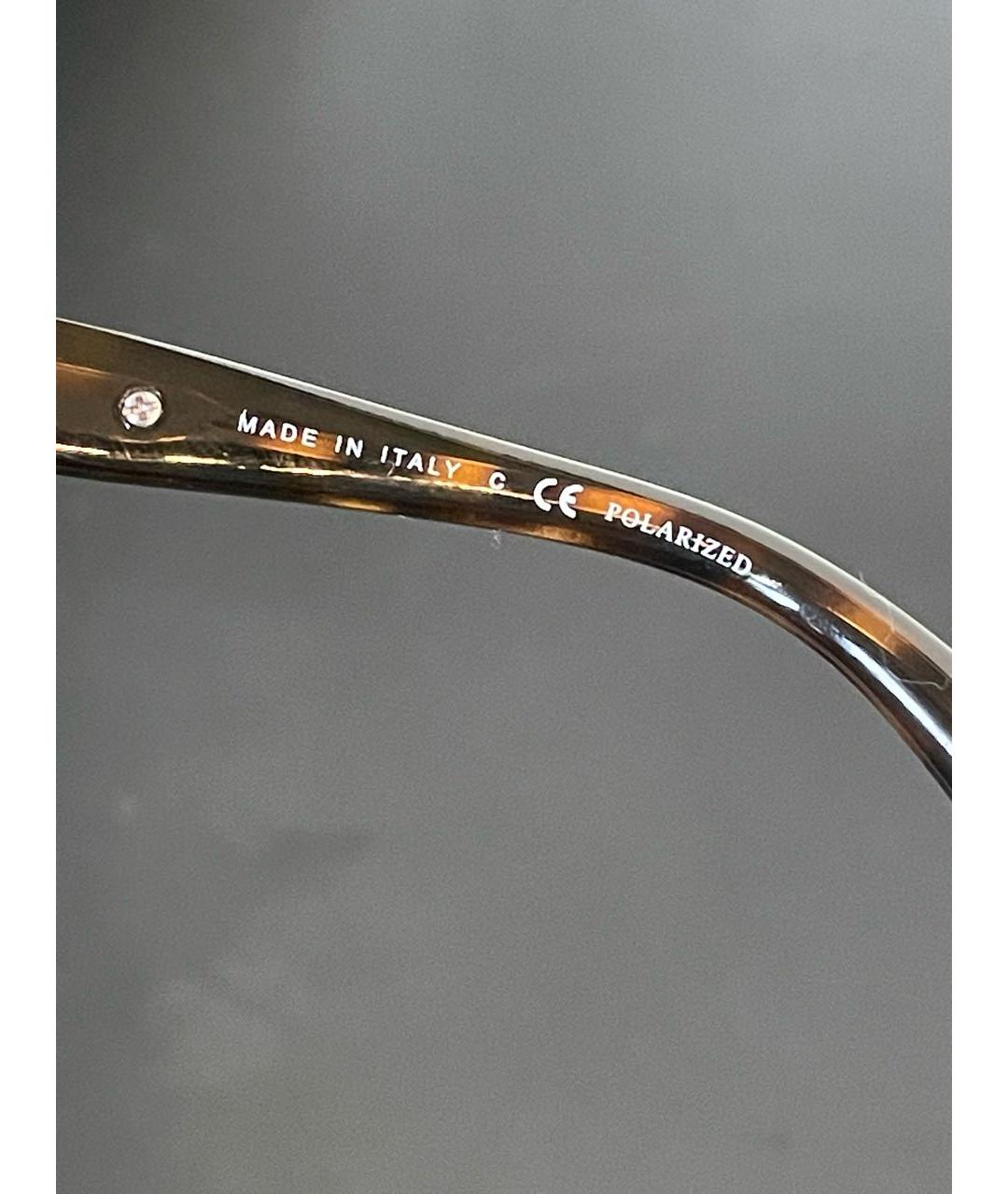 CHANEL Коричневые пластиковые солнцезащитные очки, фото 7