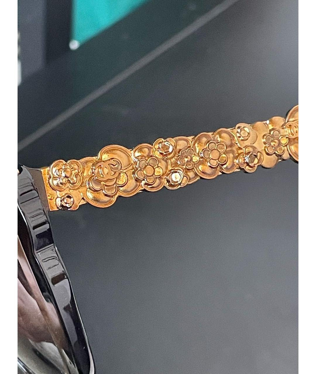 CHANEL Коричневые пластиковые солнцезащитные очки, фото 5