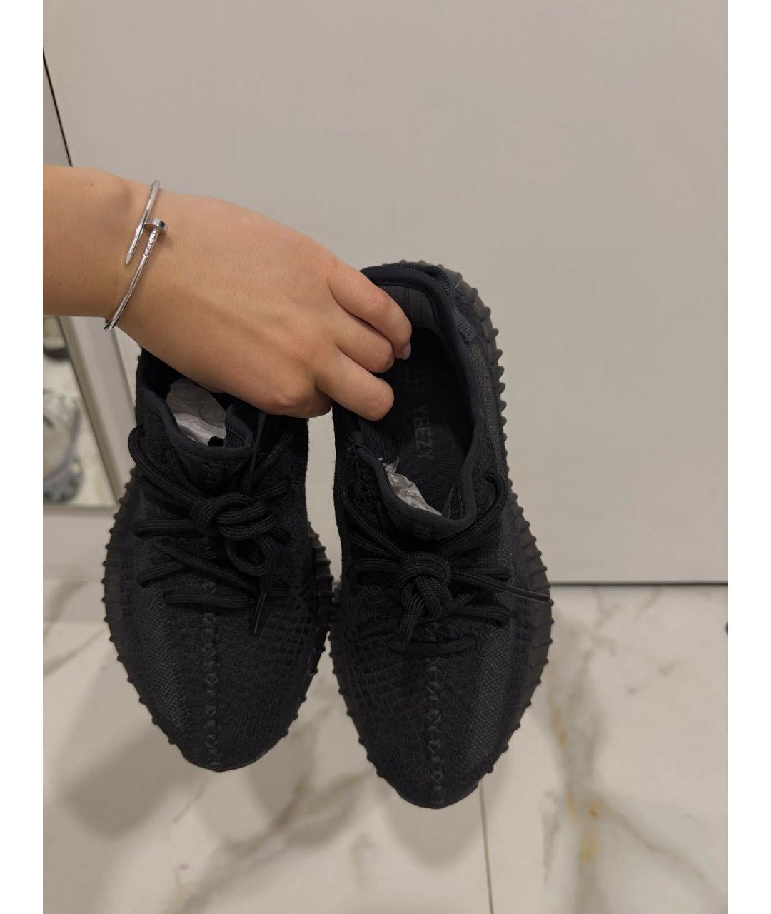 ADIDAS YEEZY Черные текстильные кроссовки, фото 3