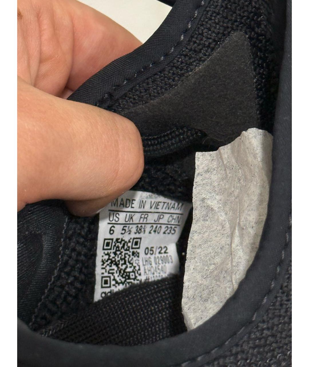 ADIDAS YEEZY Черные текстильные кроссовки, фото 2