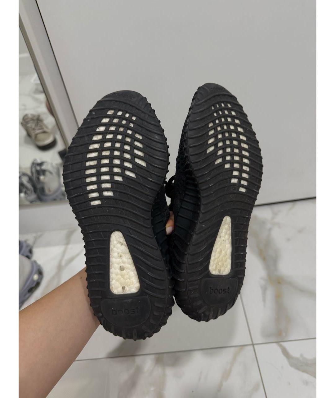 ADIDAS YEEZY Черные текстильные кроссовки, фото 4