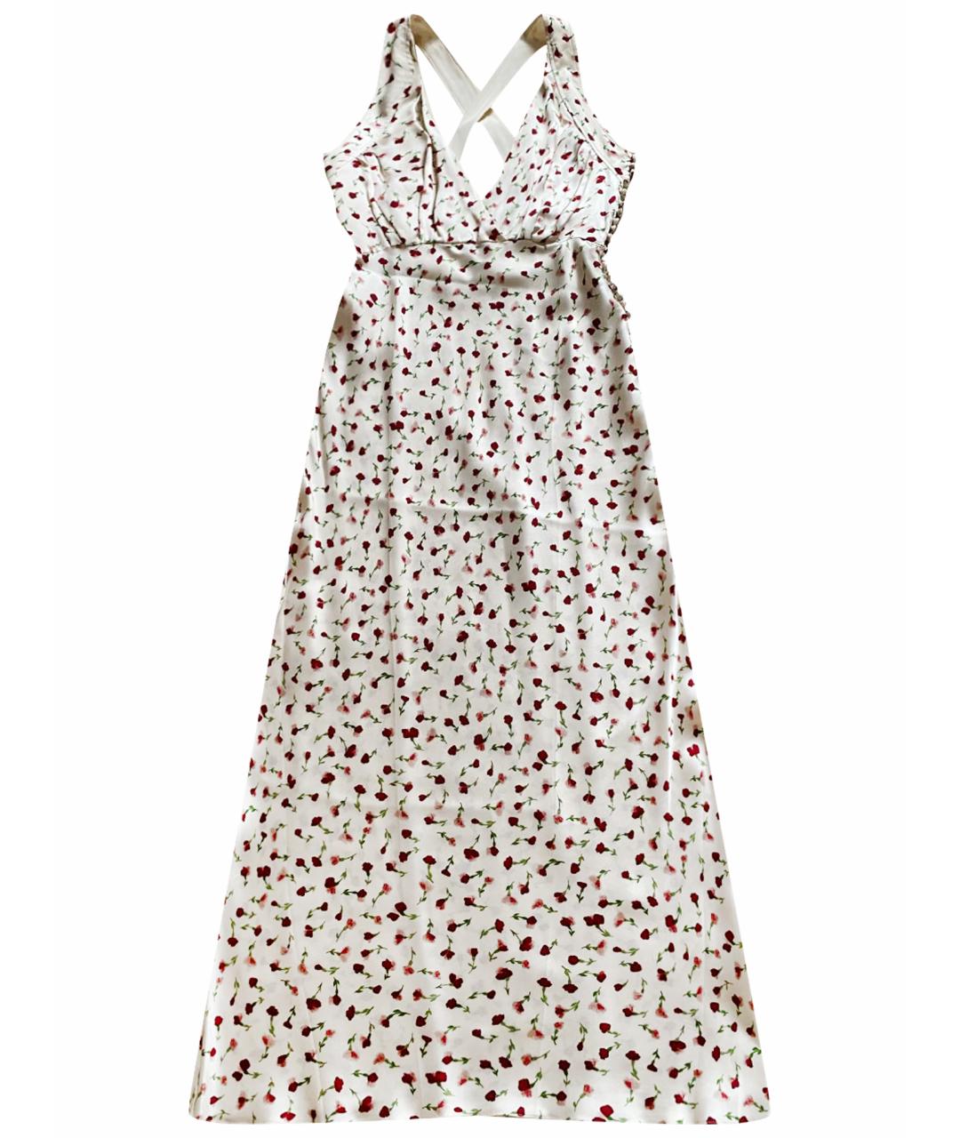 KHAITE Бежевый шелковый сарафан, фото 1