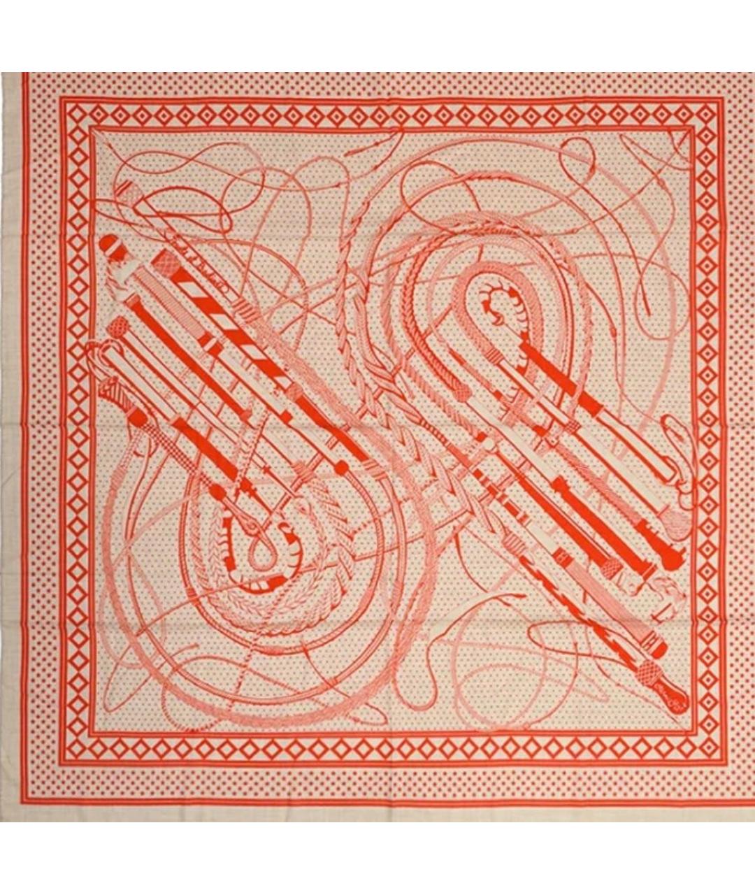 HERMES Мульти кашемировый платок, фото 5