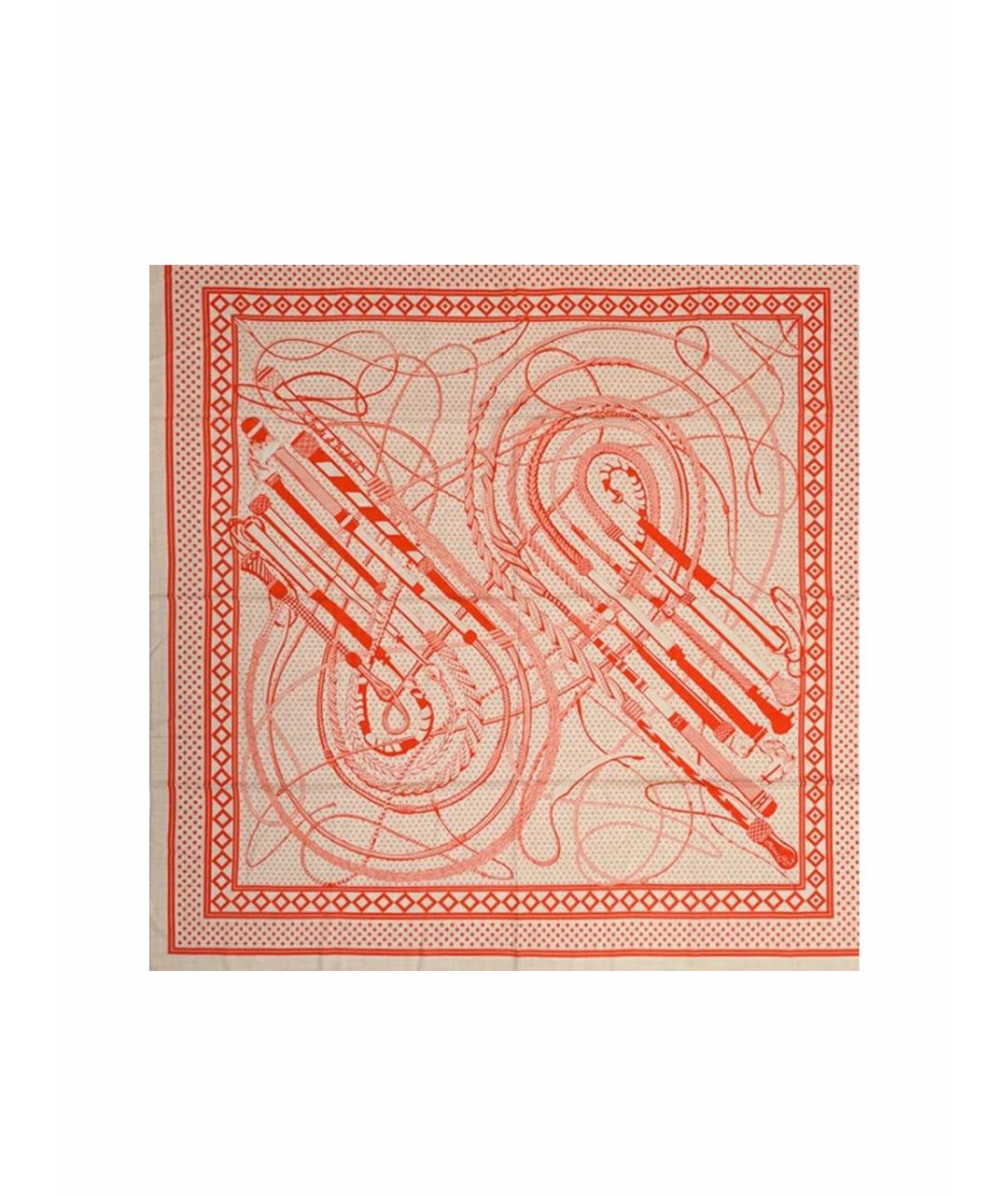 HERMES Мульти кашемировый платок, фото 1